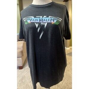 Van Halen Classic Logo Band T-shirt Woman Med Men Small